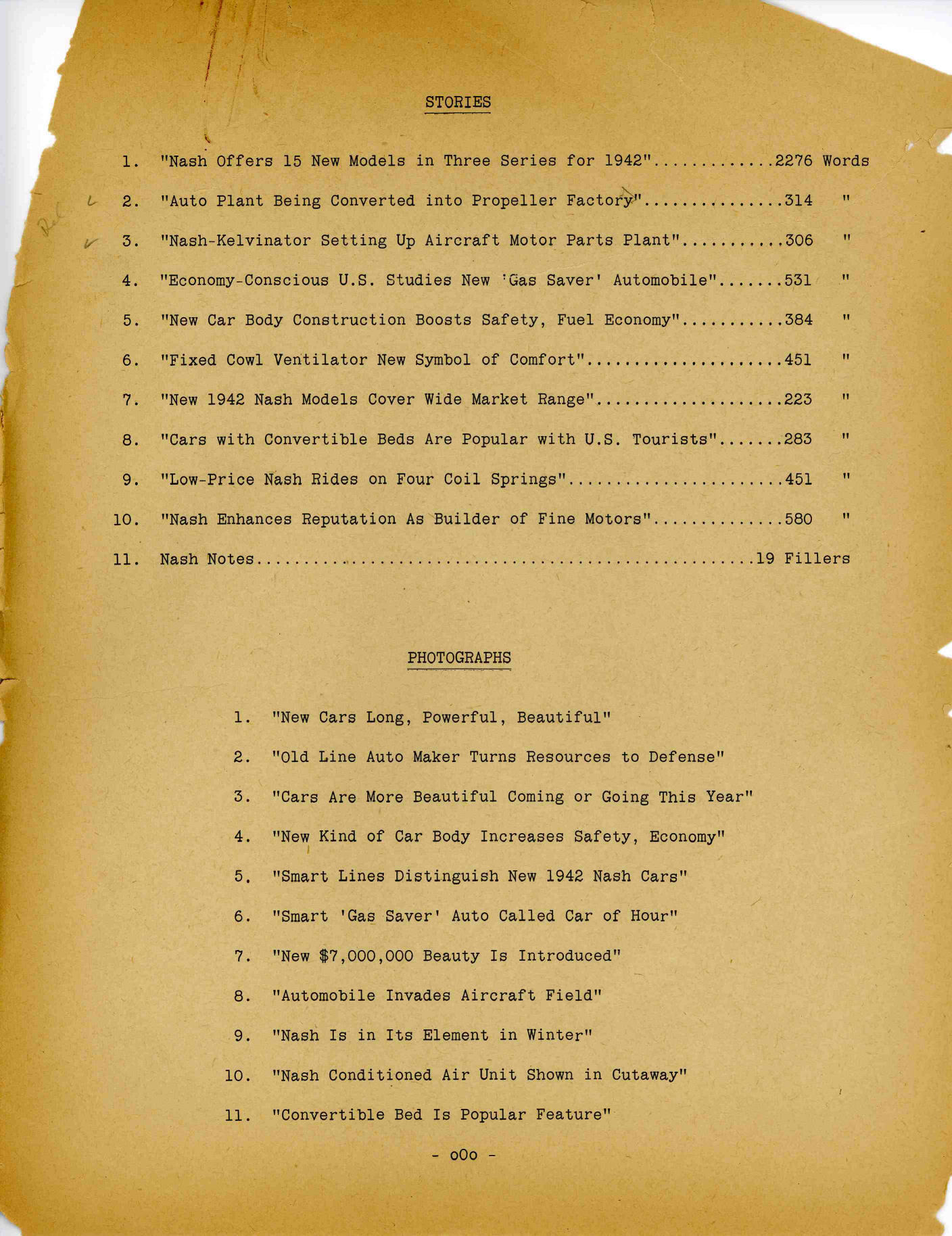 1942 Nash Press Kit Page 46
